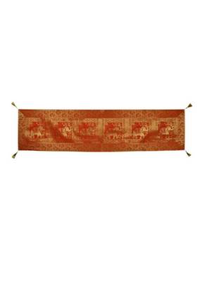 Lal Haveli Eye Catching Elephant Design Silk Table Runner Table Decor 72 x 16 inch 1