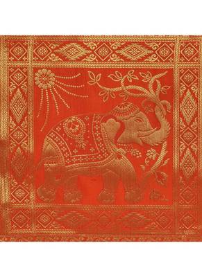 Lal Haveli Eye Catching Elephant Design Silk Table Runner Table Decor 72 x 16 inch 2