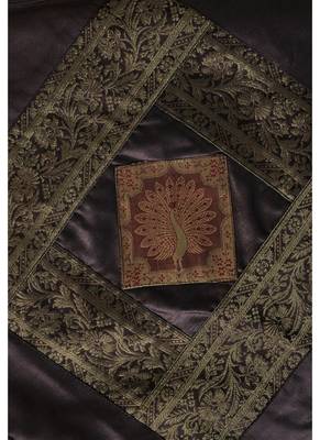 Lalhaveli Decorative Peacock Work Design Square Silk Table Cloths 35 X 35 Inches 3