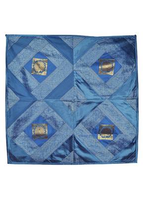 Silk Peacock Design Table Cloths 35 X 35 Inches 4