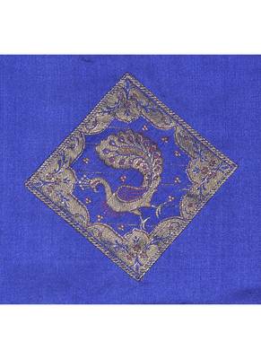 Lalhaveli Handmade Peacock Work Design Silk Center Table Runner 60 X 16 Inches 2