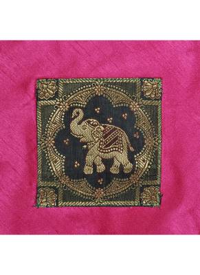 Jaipuri Handmade Elephant Work Decorative Silk Table Runner 60 X 16 Inches 2