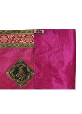 Jaipuri Handmade Elephant Work Decorative Silk Table Runner 60 X 16 Inches 4