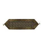 Lal Haveli Decorative Designer Black Silk Table Runner 60 X 16 inch