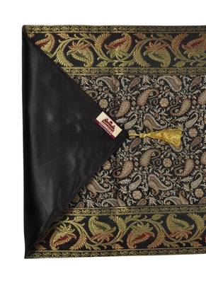 Lal Haveli Decorative Designer Black Silk Table Runner 60 X 16 inch 4