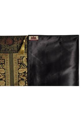 Lal Haveli Peacock & Elephant Design Silk Table Runner 60 x 16 inch 4