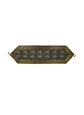 Lal Haveli Black Silk Table Runner for Wedding Decoration Bright Silk and Smooth Fabric Party Table Runner 60 X 16 inch 1