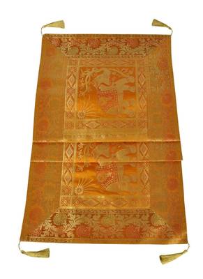 Lal Haveli Elephant Design Silk Table Runner Wedding Table Decorations Centerpieces 60 X 16 inch 3