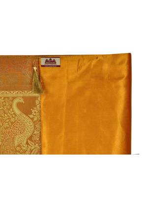 Lal Haveli Eye Catching Peacock Silk Table Runner for Parties Table Decor 60 X 16 inch 4