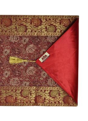Lal Haveli Dining Table Decoration Silk Table Runner by 60 x 16 inch 4