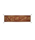 Lal Haveli Elephant Design Silk Fabric Dining Table Decoration Table Runner 72 x 16 inch