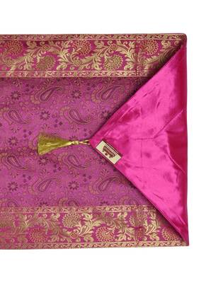 Lal Haveli Handmade Silk Table Runner for Housewarming Gift 60 X 16 inches 3