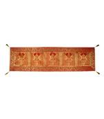 Lal Haveli Peacock Design Living Room Table Decorations Silk Table Runner 60 x 16 inch