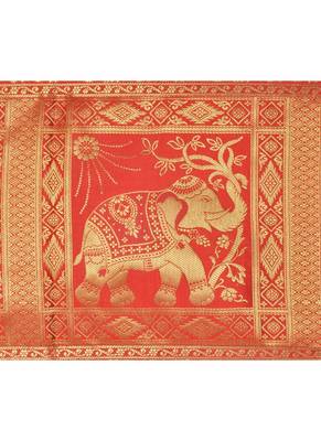Lal Haveli Rectangle- Silk Table Runner- for Wedding/Party/D?cor 60 x 16 inch 2