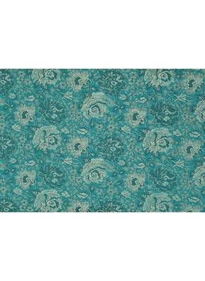 Lal Haveli Silk Table Runner, 16 by 60-inch, Green Wedding Banquet Decoration 2