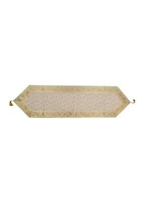 Lal Haveli Home Decor Handmade Paisley Design Table Decor Green Table Runner 60 x 16 inch 1