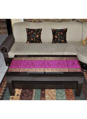 Lal Haveli Rajasthani Handmade Silk Table Runner for Room Decorative 60 X 16 Inches 1