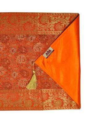 Lal Haveli Table Decorations Rectangular Silk Table Runner 60 x 16 inch 4