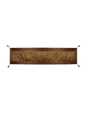 Lal Haveli Maroon Color Wedding Banquet Table Decoration Designer Silk Table Runner 72 x 16 inch 1