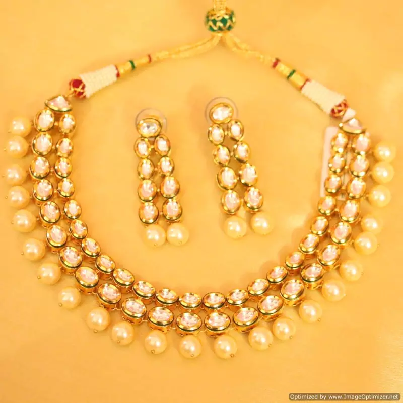 Royal Look Kundan Dubline Necklace Set