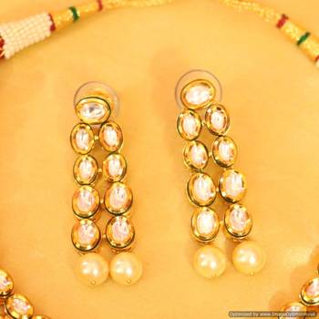 Royal Look Kundan Dubline Necklace Set 2