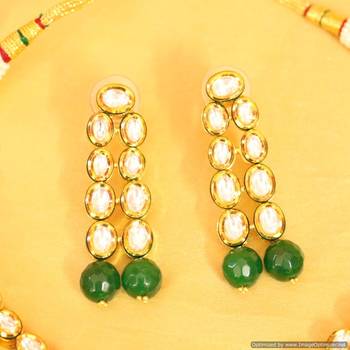Royal Look Kundan Double Line Necklace Set 2