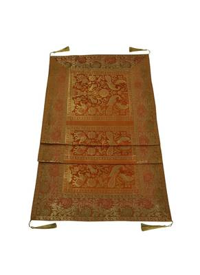 Lal Haveli Traditional Peacock Design Golden Color 72 x 16 Inch Golden Color Living Room Decorative 3