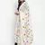 White Nazneen Phulkari Work Dupatta