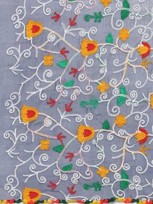 Navy Blue Nazneen Phulkari Work Dupatta 4