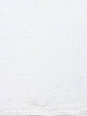 White Nazneen Karachi Work Dupatta 4