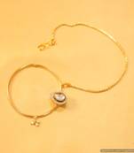 Kundan Meena Ruby  Nose Ring