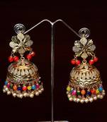 Gold jhumkas