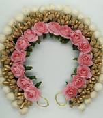 babyPink Rose Flower Hair Veni