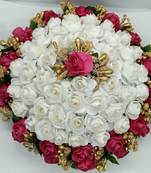 Pink & White Flower Hair Juda