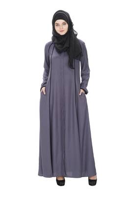 Cinderella Abaya Grey 1