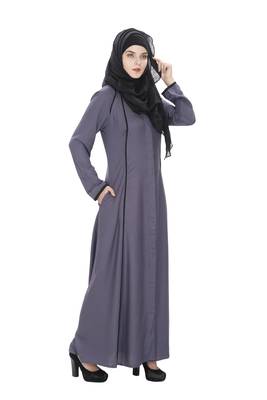 Cinderella Abaya Grey 4