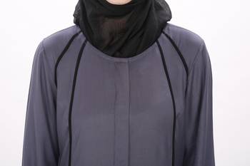 Cinderella Abaya Grey 5