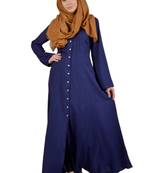 Nasfir Pleated Yoke Front Open Blue