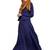 Nasfir Pleated Yoke Front Open Blue