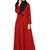 Nasfir Boho Abaya Maroon