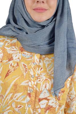 Overlaped Tunic Yellow Print 5