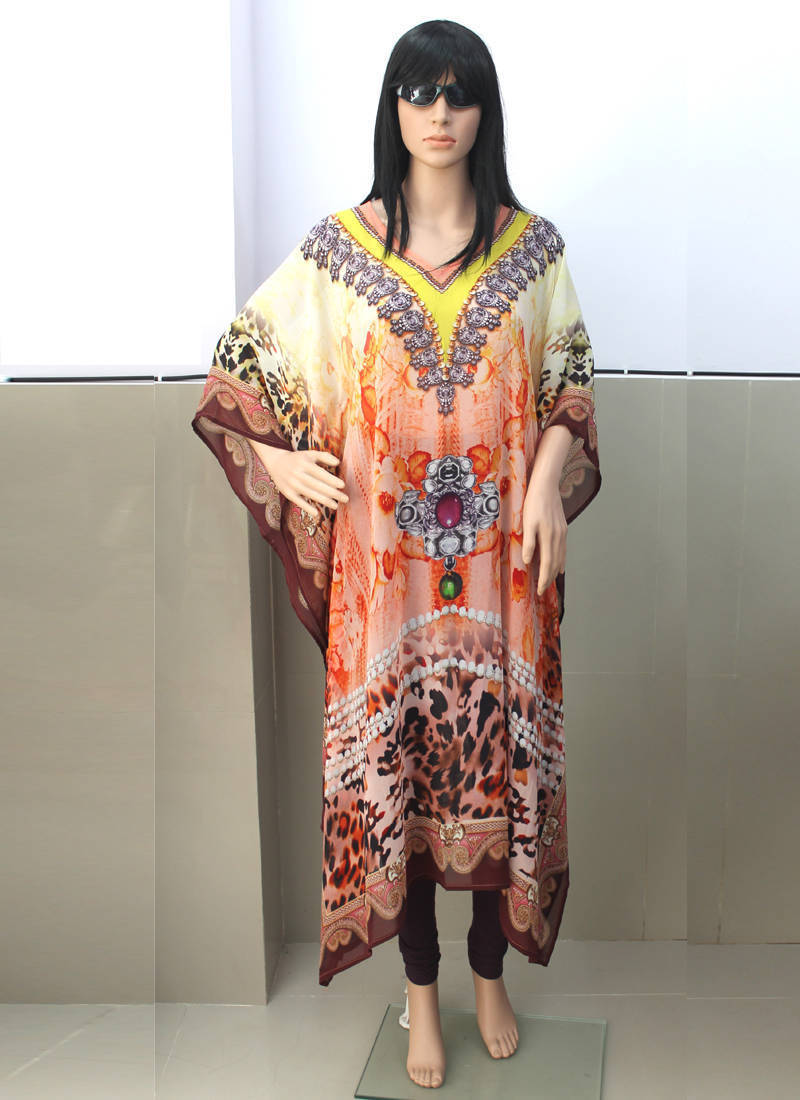 multi colour new Design Georgette kurti