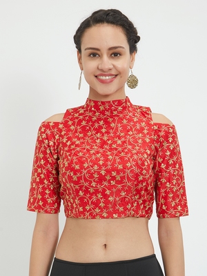 round collar neck blouse