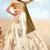 Cream Color Silk Designer Lehenga Choli