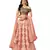 Peach Color Silk Designer Lehenga Choli