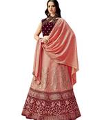 Pink Color Silk Designer Lehenga Choli