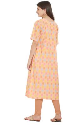 Multicolor printed cotton kurtis 2