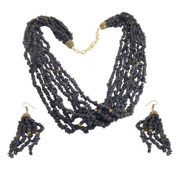 9blings Grey cubic zirconia necklaces 1