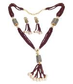 9blings Red cubic zirconia necklaces