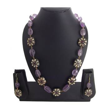 Blue cubic zirconia necklaces 2